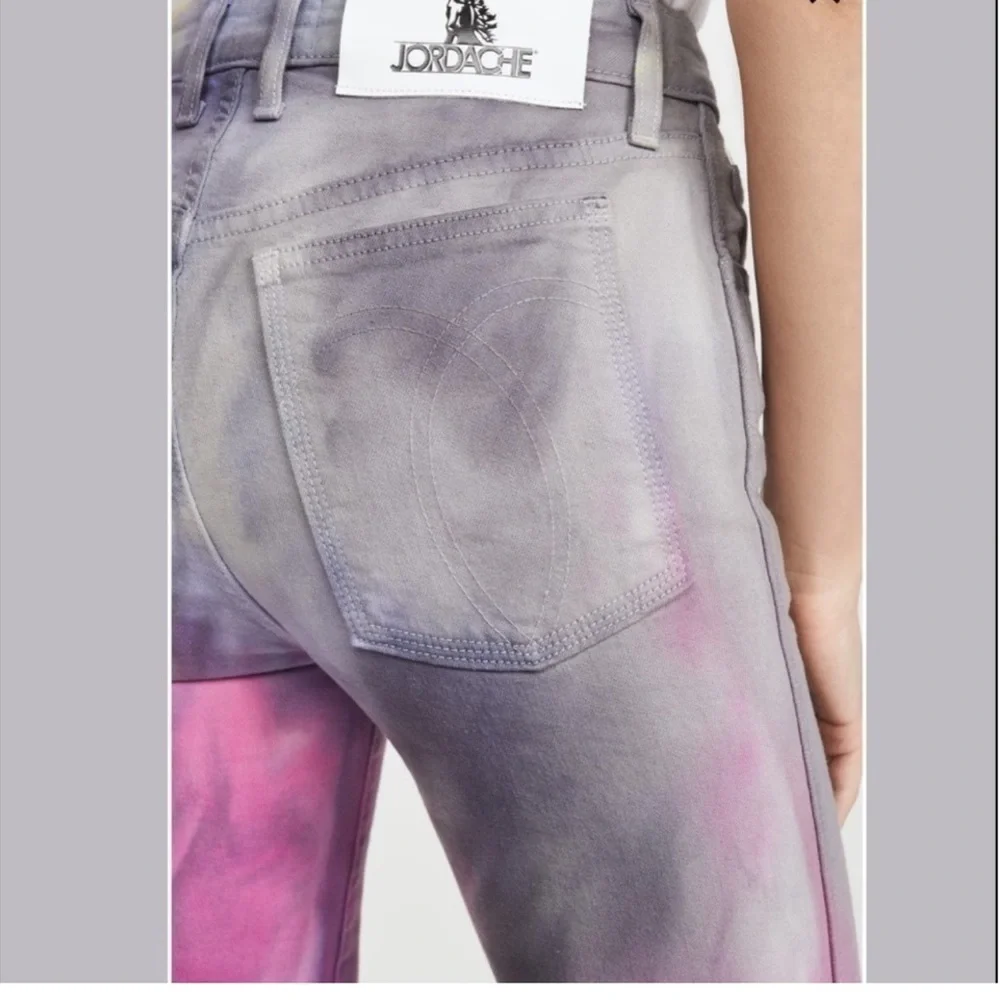 Jordache Cosmic Dye Vintage Crop Jean NWT Size 26